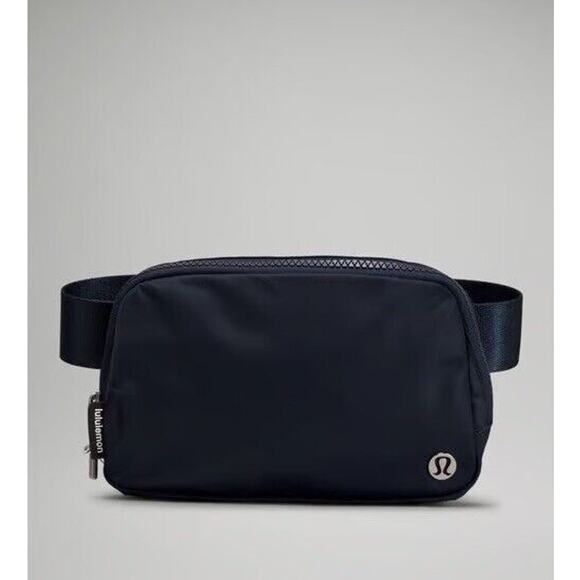 lululemon athletica Handbags - Lululemon Everywhere Belt Bag Navy 1L Brand New